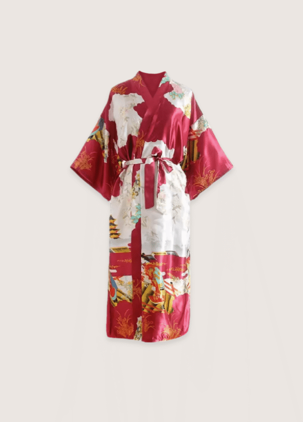 Kimono long soie — Akane