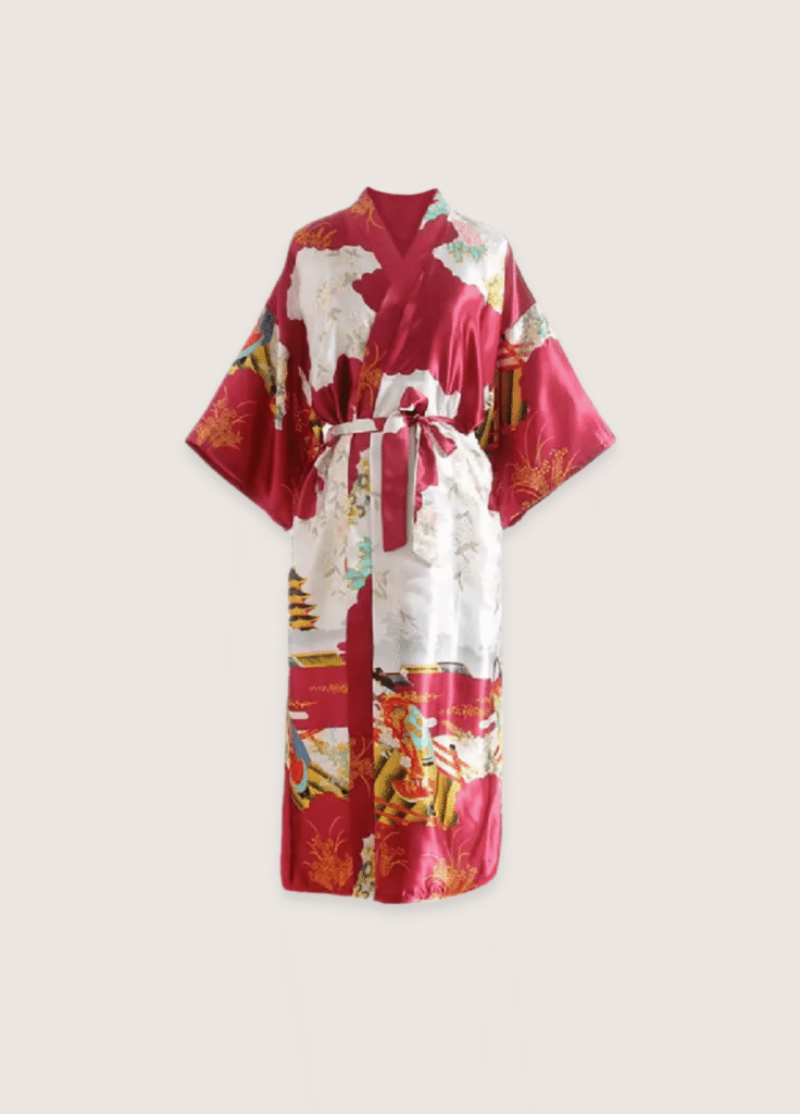 Kimono long soie — Akane