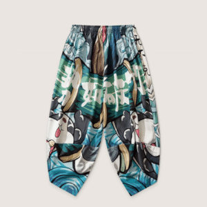 Ensemble pantalon kimono — Artiste Panda vue 2