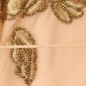 Gilet kimono femme beige — Yuki vue 5