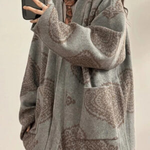 Gilet kimono homme gris — Gin vue 3