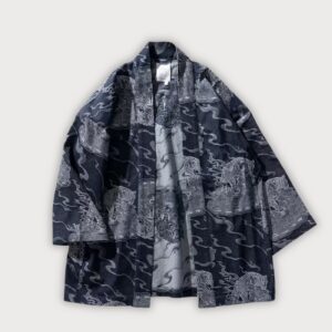 Haori bleu nuit — Sōryū vue 2