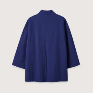 Haut de kimono homme cardigan bleu — Sei vue 2