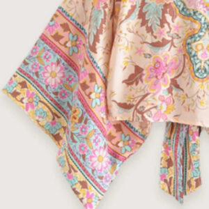 Haut kimono femme bohème court — Yuzu vue 4