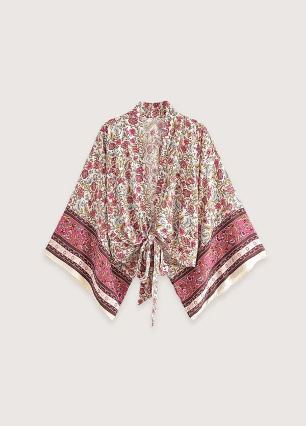 Kimon court fleuri femme — Akari