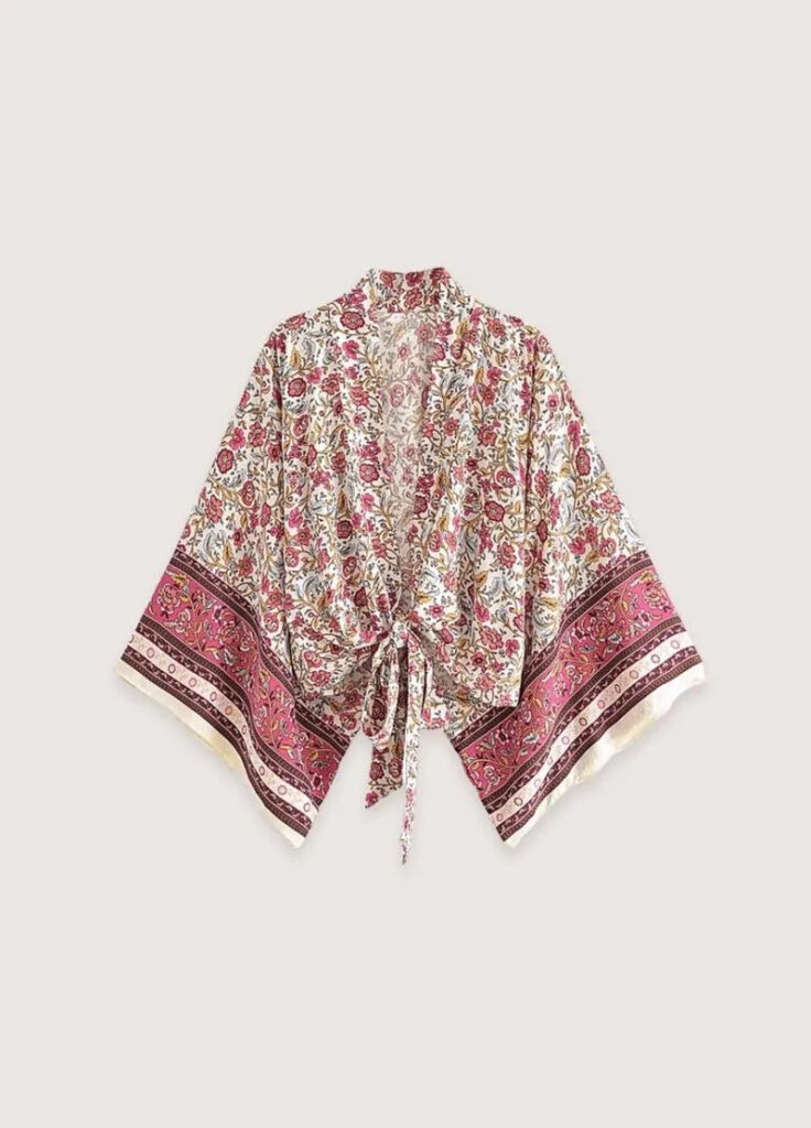 Kimon court fleuri femme — Akari