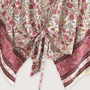 Kimon court fleuri femme — Akari vue 3