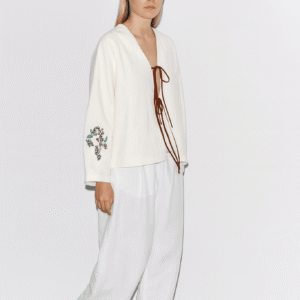Kimono court beige — Apolline vue 4