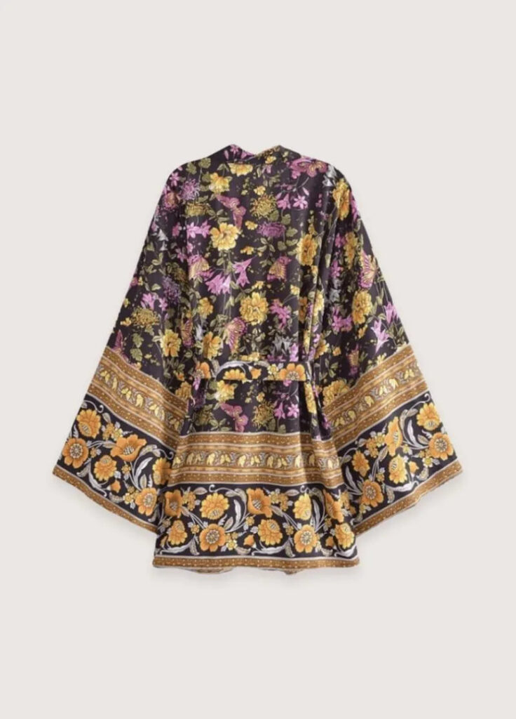 Kimono court bohème vintage — Chihiro
