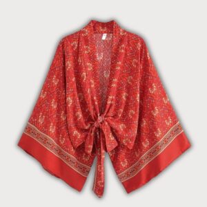 Kimono court cache-cœur — Akakōri