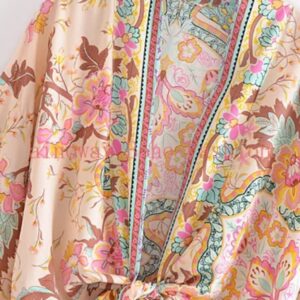 Kimono court cache-cœur — Hanairo vue 4
