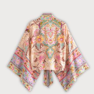 Kimono court cache-cœur — Hanairo vue 2