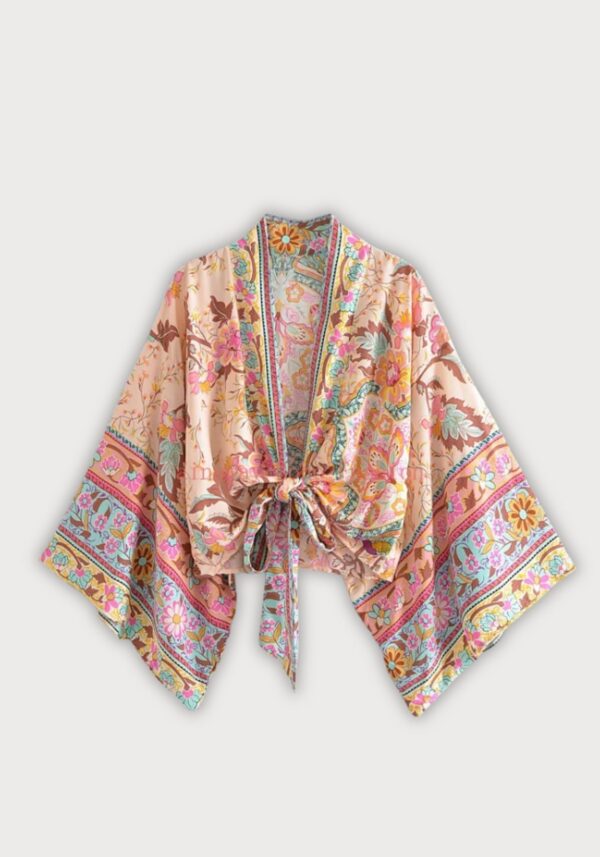 Kimono court cache-cœur — Hanairo