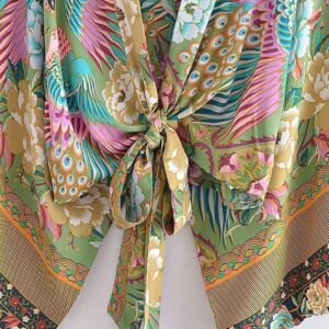 Kimono court cache-cœur — Midoriha vue 5