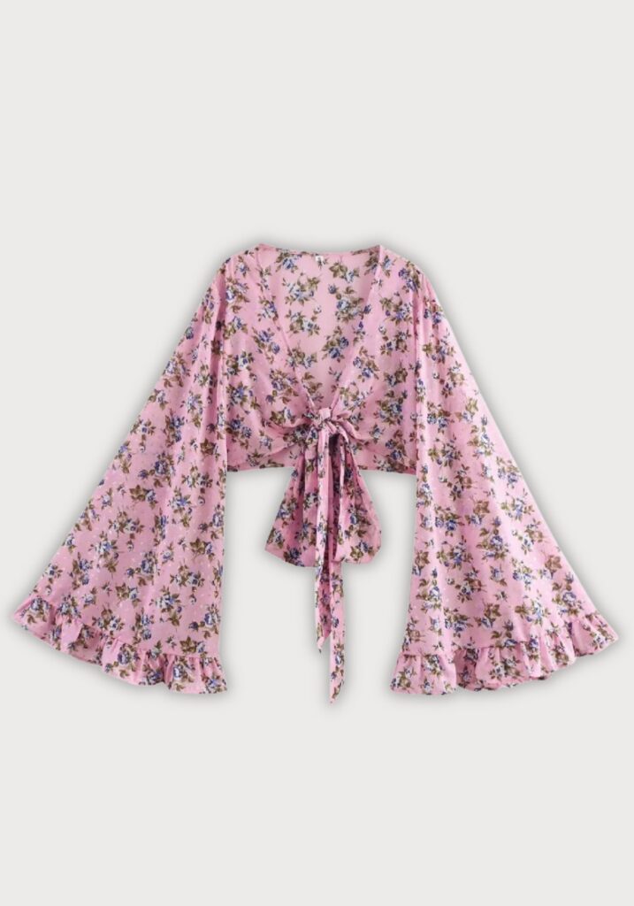 Kimono court cache-cœur — Moméi