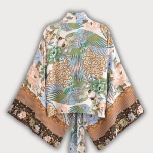 Kimono court cache-cœur — Kujaku vue 2