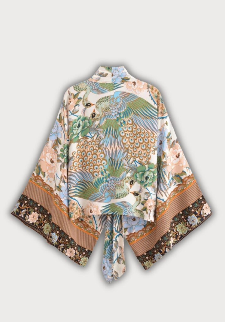 Kimono court cache-cœur — Kujaku