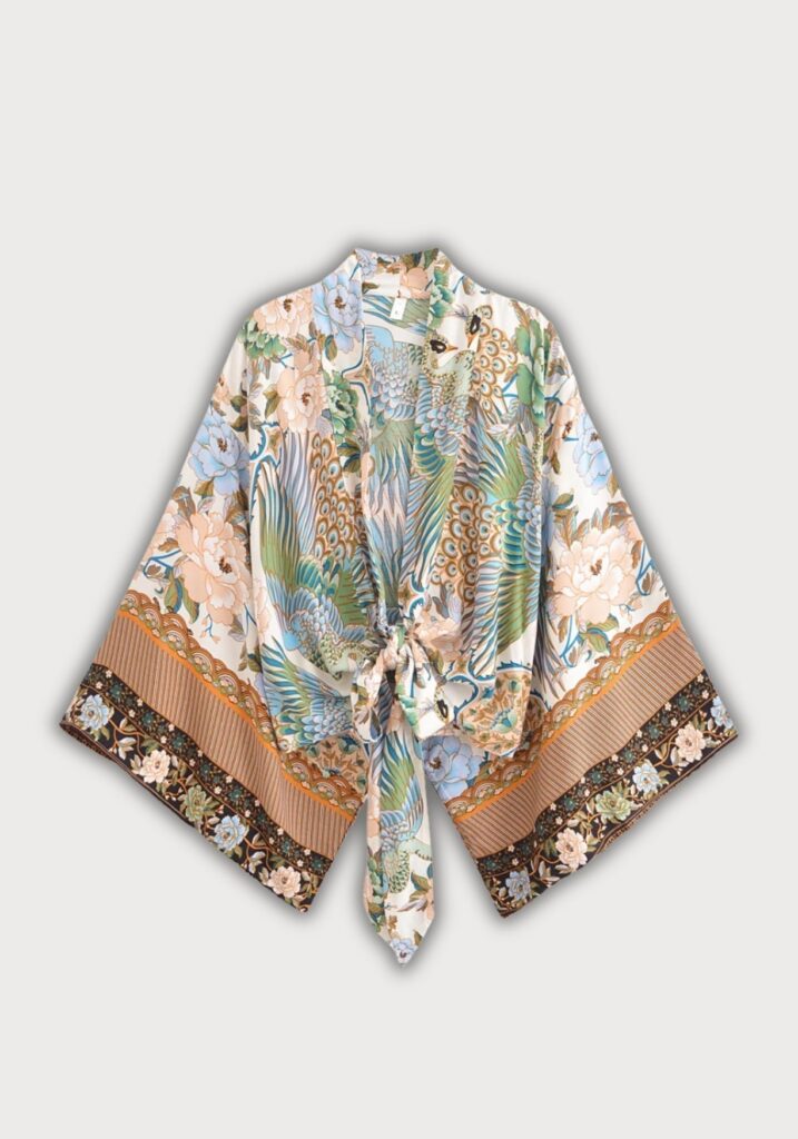 Kimono court cache-cœur — Kujaku