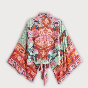 Kimono court cache-cœur — Shōen vue 2