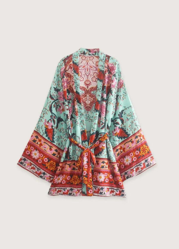 Kimono court coton femme — Kohaku