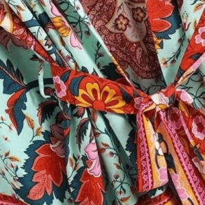 Kimono court coton femme — Kohaku vue 3