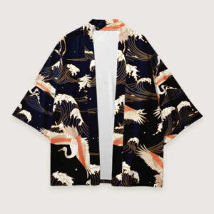 Kimono court homme grues — Taka