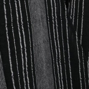 Kimono court japonais noir — Shima vue 3