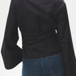 Kimono court noir — Cache-coeur vue 4