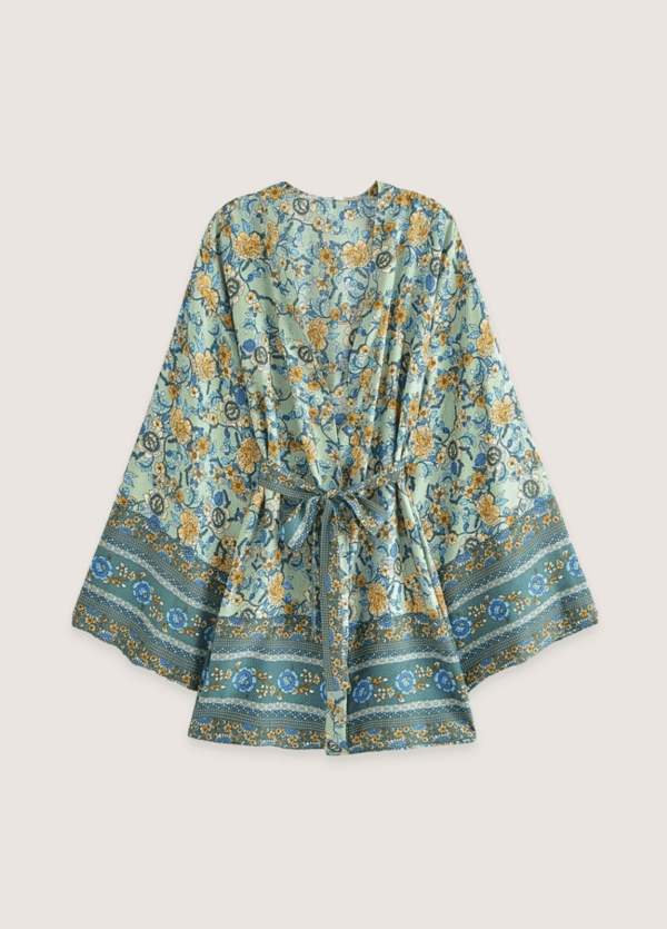 Kimono court plage — Azur Bohème
