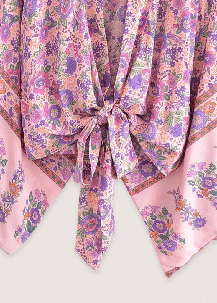 Kimono court rose violet