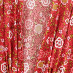 Kimono court rouge — Momoka vue 5