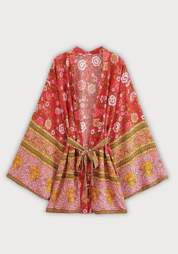 Kimono court rouge — Momoka