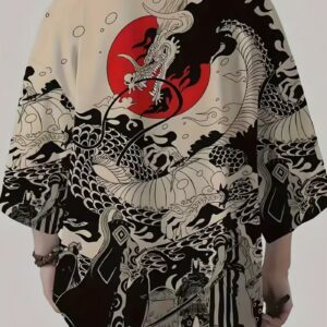 Kimono dragon — Haori vue 5