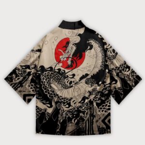 Kimono dragon — Haori vue 2