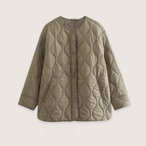 Kimono élégance beige — La Veste Matelassée Ultime vue 3