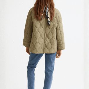 Kimono élégance beige — La Veste Matelassée Ultime vue 2