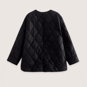 Kimono élégance noire — La Veste Matelassée Ultime vue 2