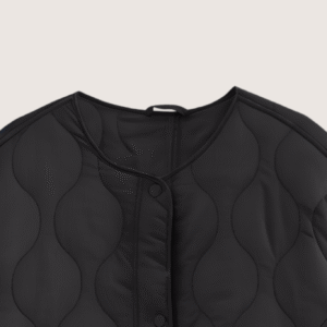 Kimono élégance noire — La Veste Matelassée Ultime vue 3