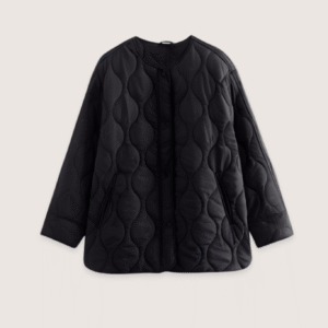 Kimono élégance noire — La Veste Matelassée Ultime