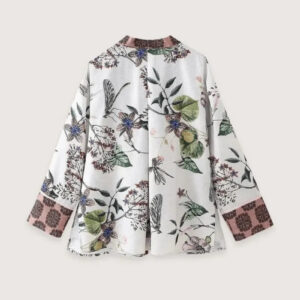 Kimono femme japonais court — Yoko vue 2