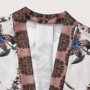 Kimono femme japonais court — Yoko vue 5