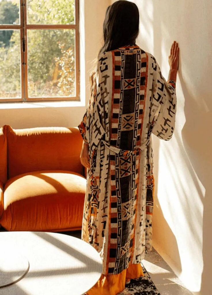 Kimono femme long ethnique — Minzoku