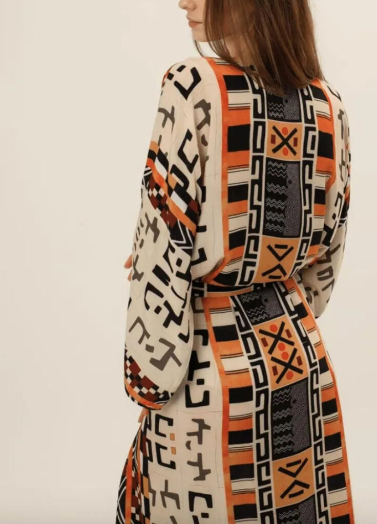 Kimono femme long ethnique — Minzoku
