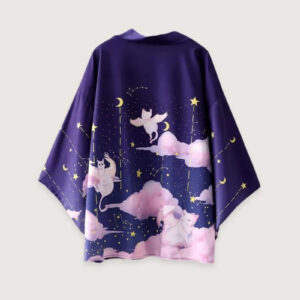 Kimono homme japonais chat — Yume vue 2