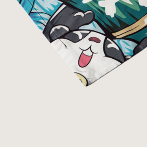 Kimono japonais — Artiste Panda vue 5