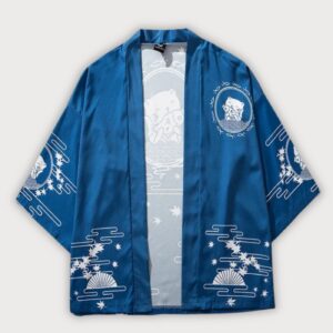 Kimono japonais bleu — Kaito