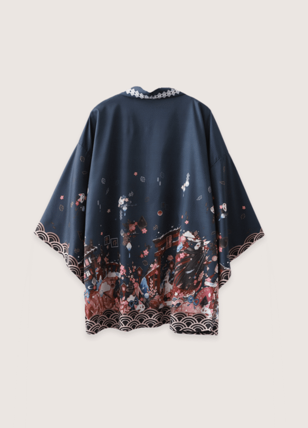 Kimono japonais — Vert Mystique