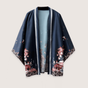 Kimono japonais — Vert Mystique vue 2