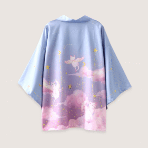 Kimono japonais — Chat Rêveur