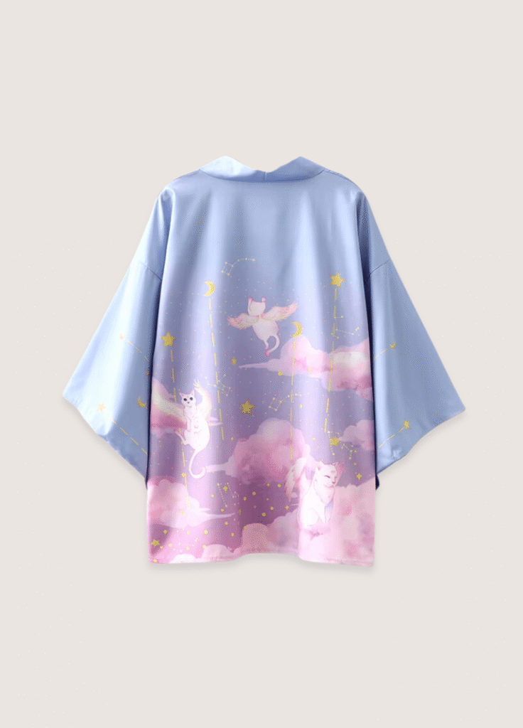 Kimono japonais — Chat Rêveur
